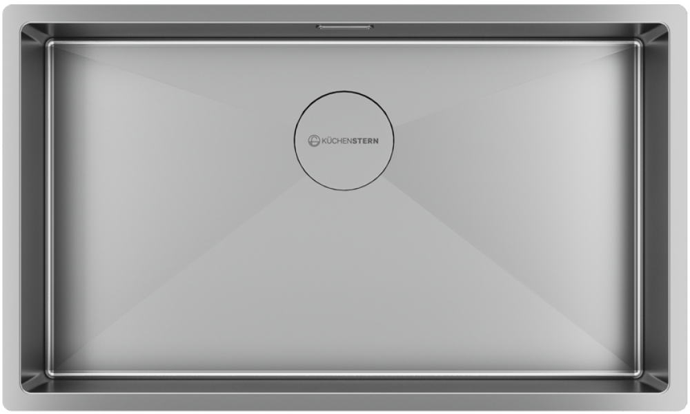 Мойка кухонная KuchenStern KRAFT 80 74х44 см, нержавеющая сталь