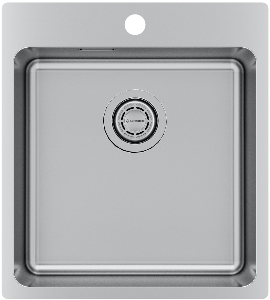 Мойка кухонная KuchenStern HERD 45 45х50 см, нержавеющая сталь