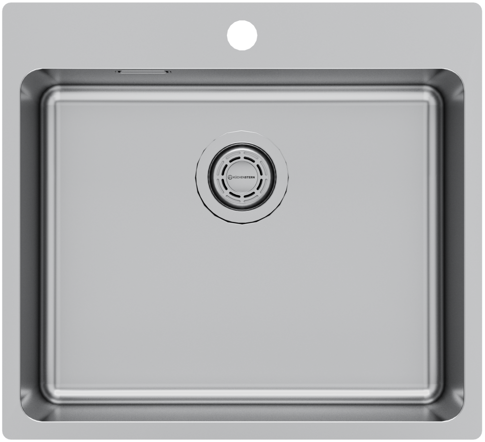 Мойка кухонная KuchenStern HERD 60 55х50 см, нержавеющая сталь