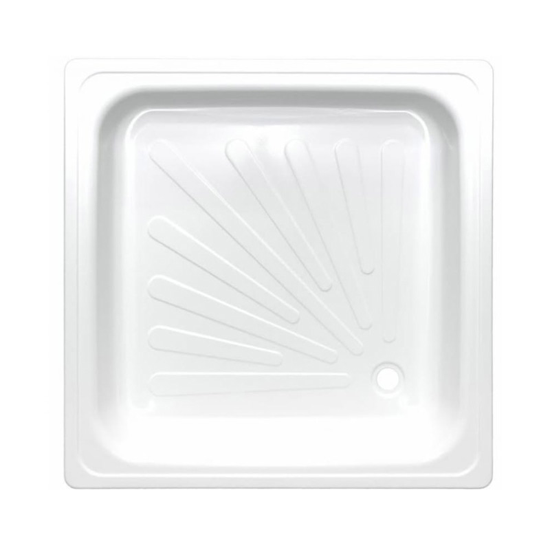 Поддон для душа ВИЗ Antika APS-70101 стальной 70x70 белый