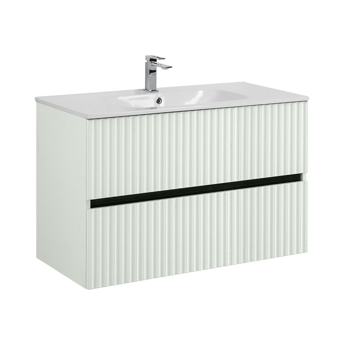 Тумба с раковиной Art&Max Torino 90 подвесная, 2 ящика, лотос