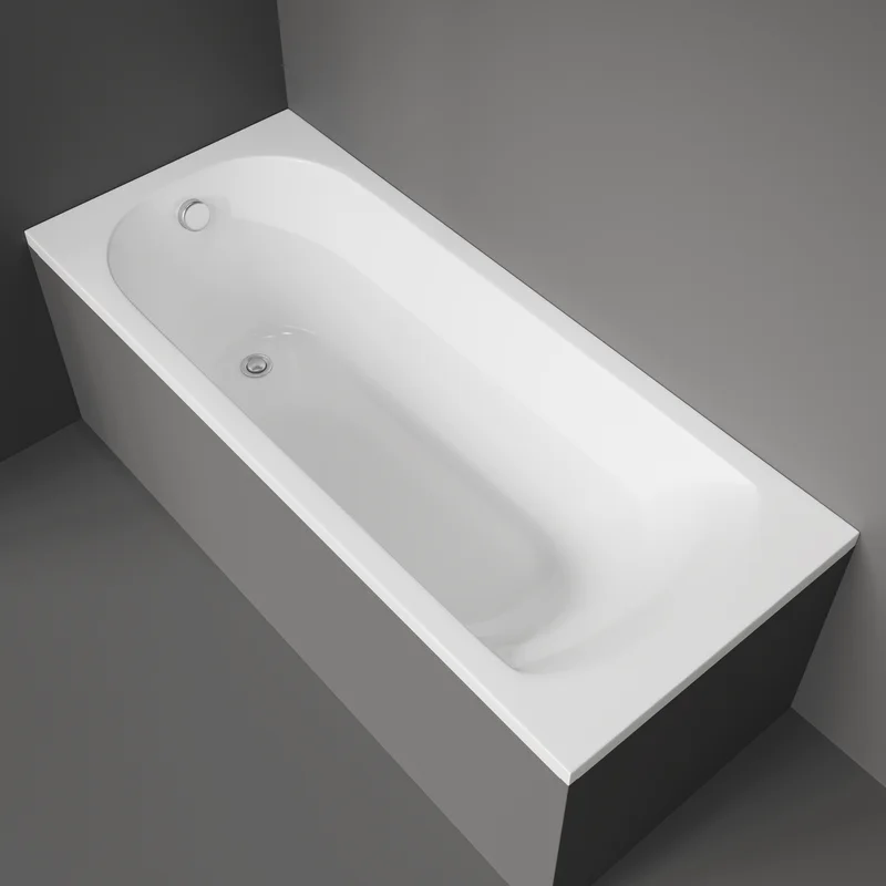 Акриловая ванна STWORKI Ольборг 170x70 с каркасом, белый