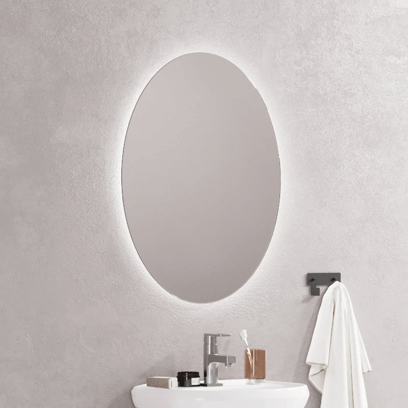 Зеркало Corozo Овал 57х77 с LED подсветкой