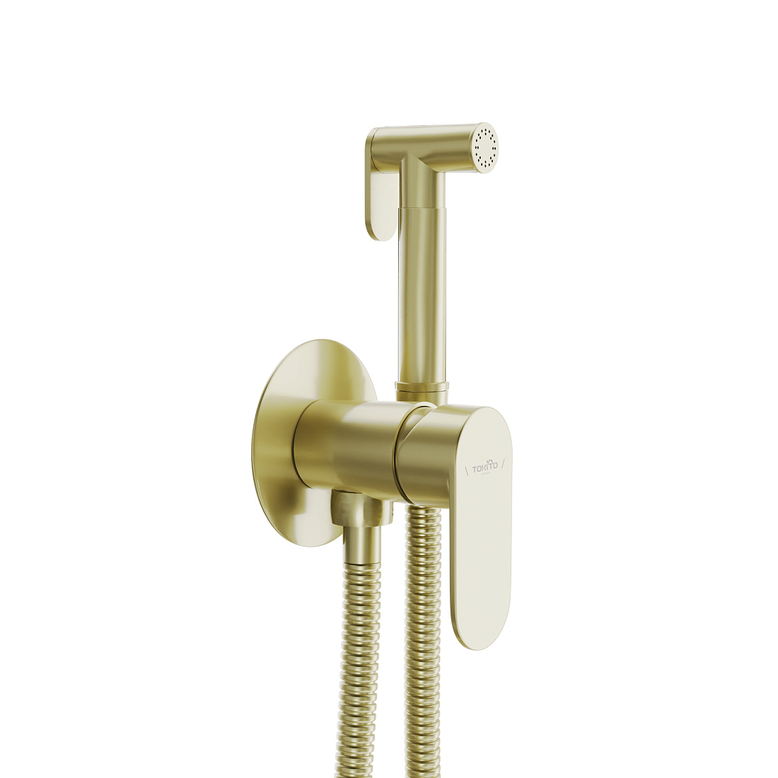 Гигиенический душ Tokito FURO со смесителем, брашированное золото (TOK-FUR-1016BG)