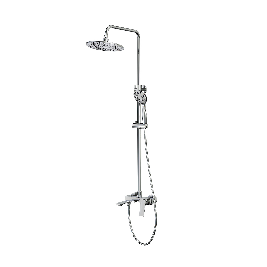 Душевая стойка Tokito Rain TOK-RAI-1017 хром