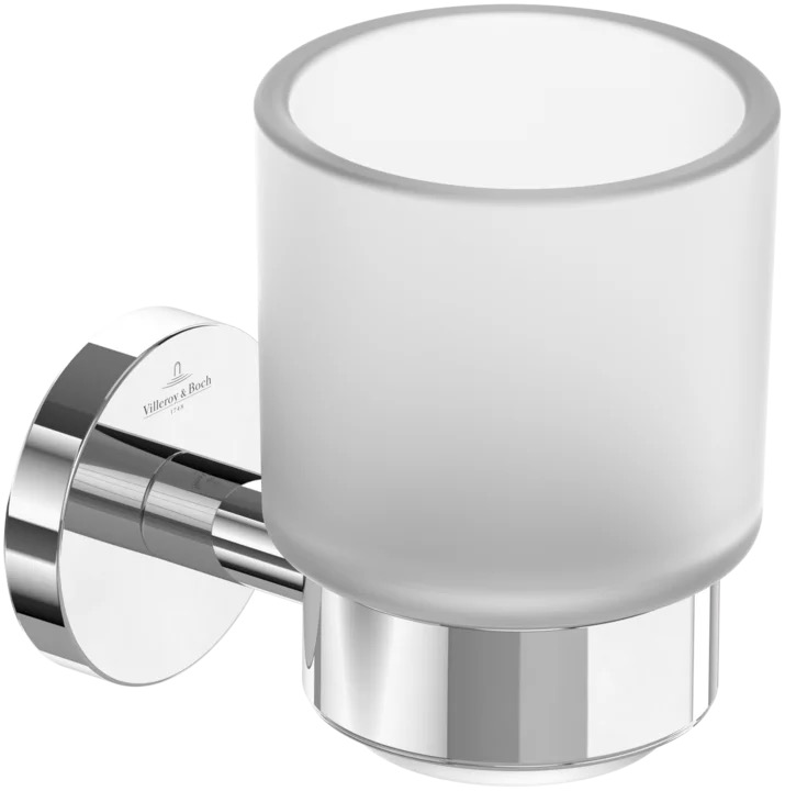 Стакан Villeroy & Boch Elements – Striking TVA15101800061 для зубных щеток, хром