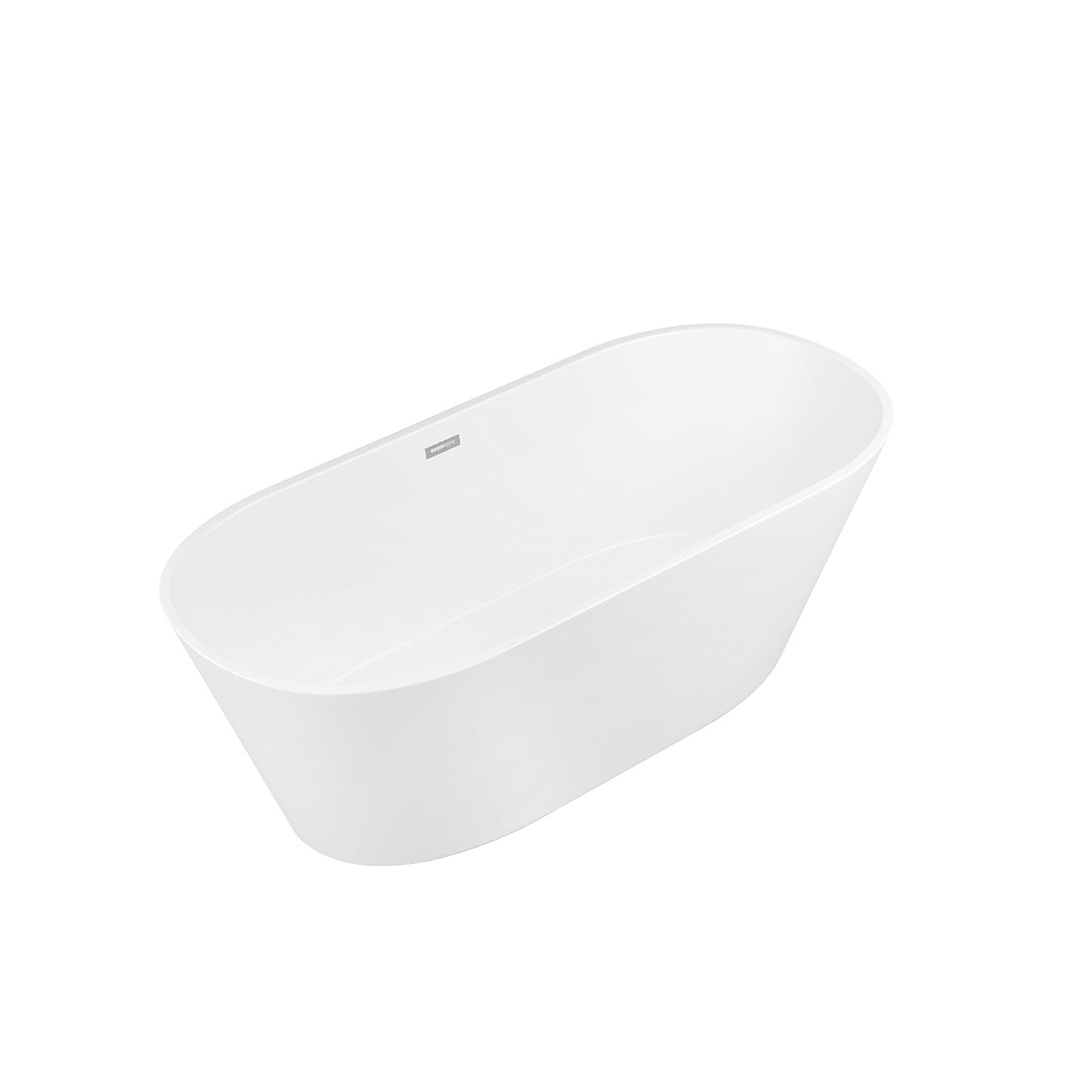 Акриловая ванна Grossman Forta 170х75 отдельностоящая, белый матовый