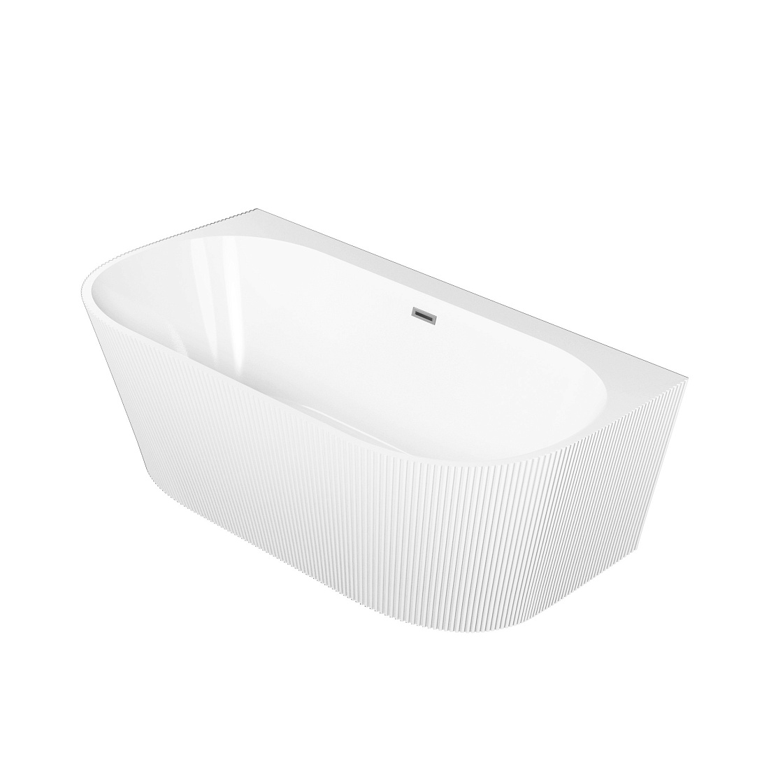 Акриловая ванна Grossman Cristal 170х80 пристенная, белый