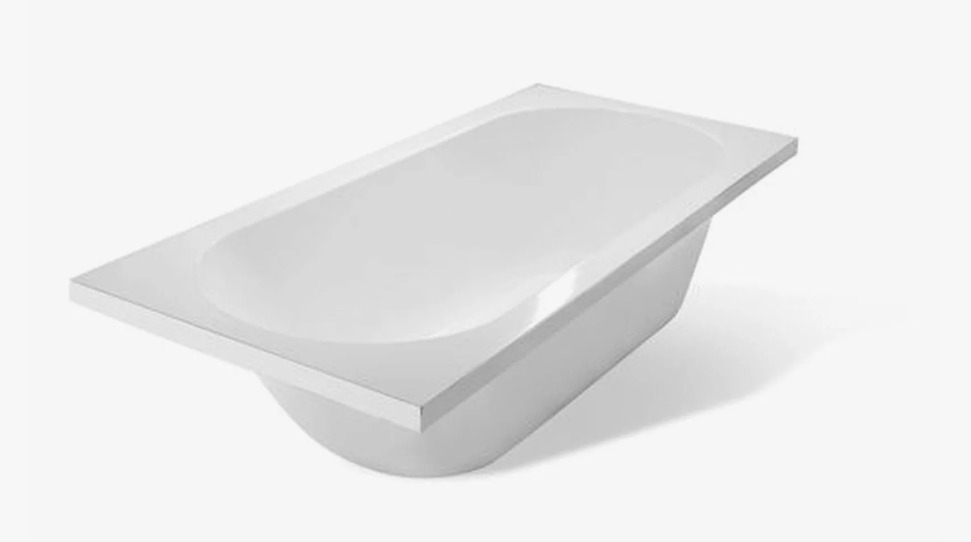 Ванна из искусственного камня Богема Silvia VSil15070 150х70 без ножек, белая глянцевая