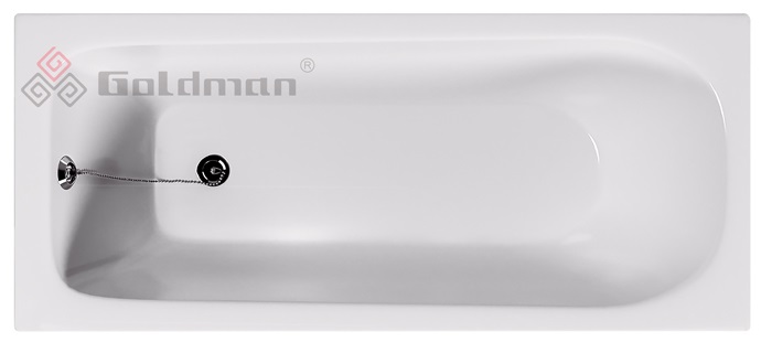 Чугунная ванна Goldman Classic 180x80 с ножками