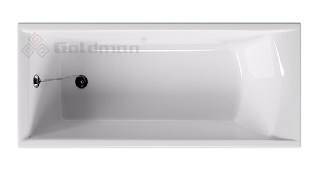 Чугунная ванна Goldman Elite 170x70 с ножками