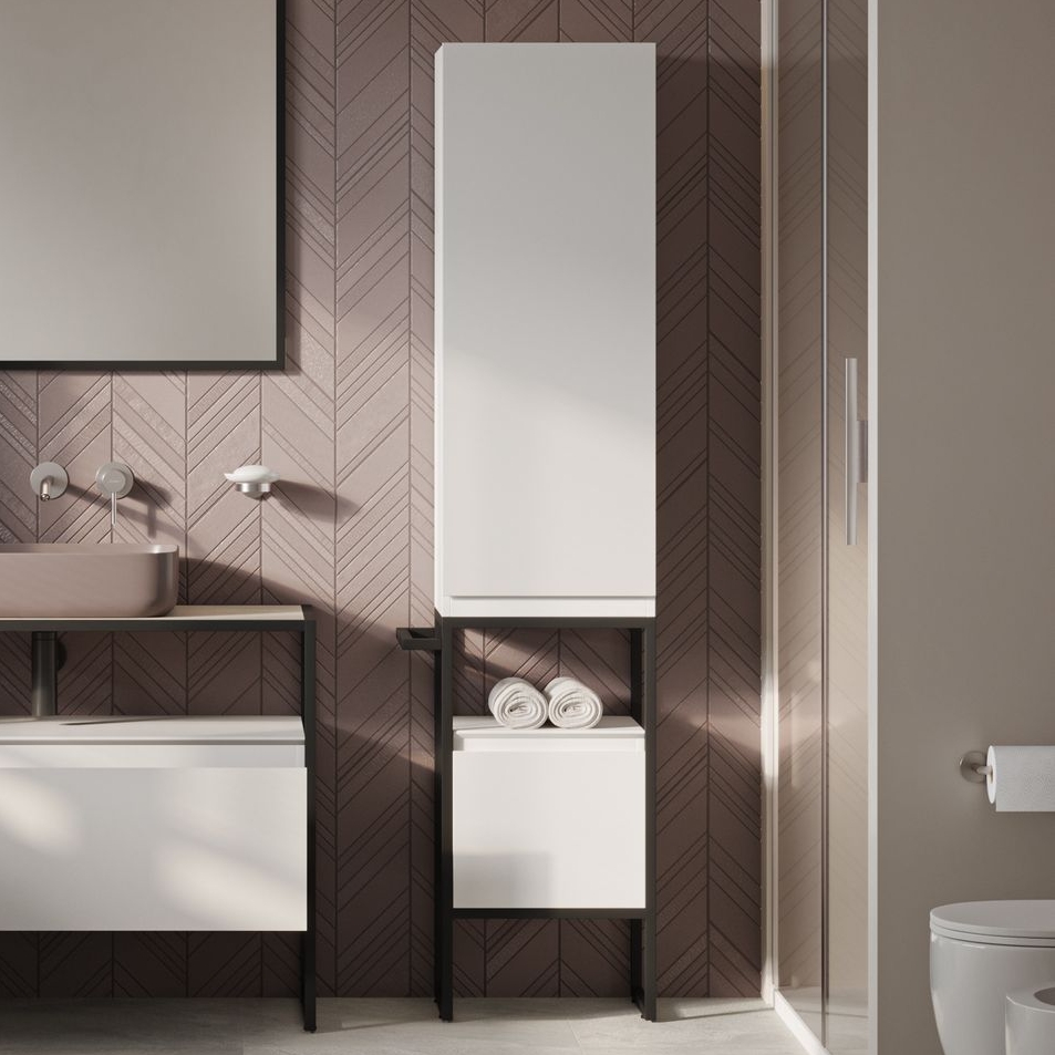 Шкаф-пенал Allen Brau Priority 40 1.31006.WM L белый матовый