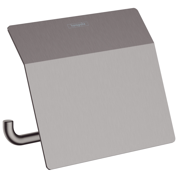 Держатель туалетной бумаги Hansgrohe AddStoris 41753340 шлифованный черный хром