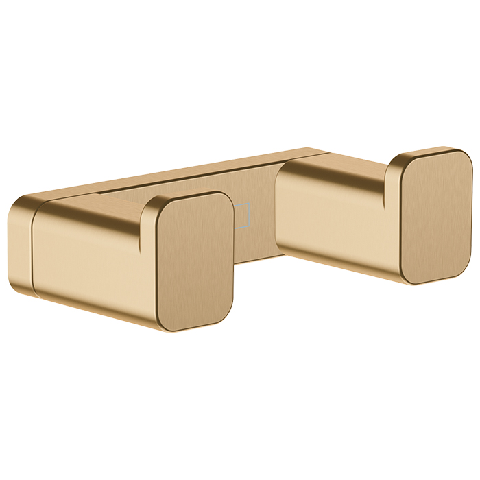 Крючок Hansgrohe AddStoris 41755140 двойной, шлифованная бронза