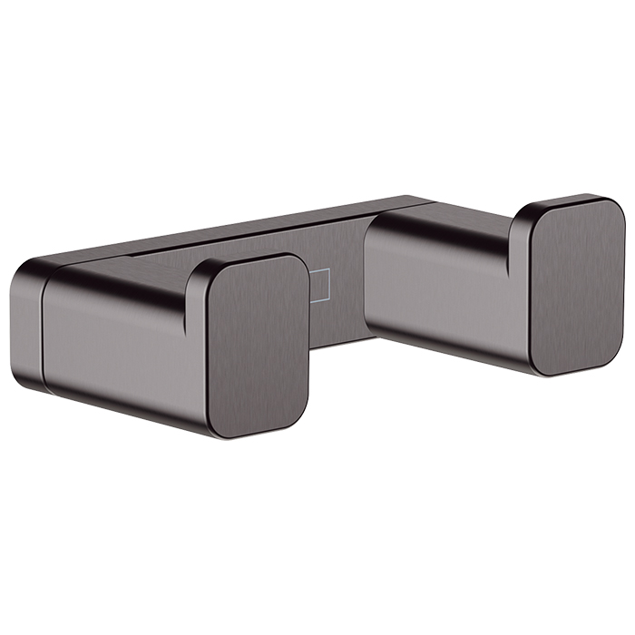 Крючок Hansgrohe AddStoris 41755340 двойной, шлифованный черный хром