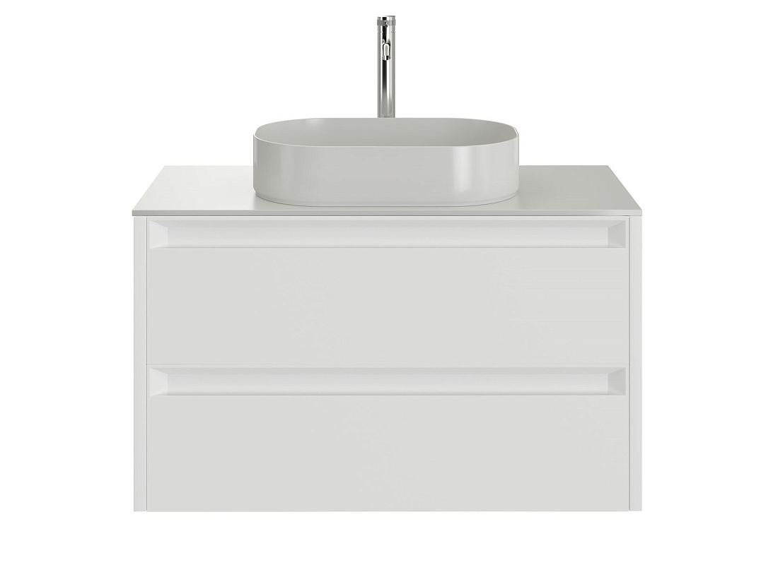 Тумба со столешницей Allen Brau Fantasy 2.0 80 подвесная, белый матовый