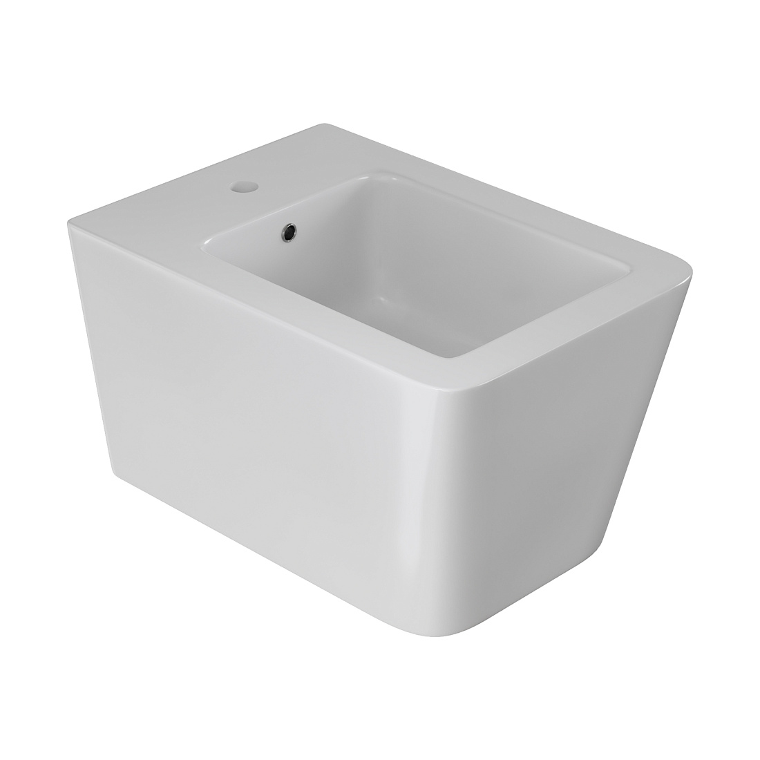 Биде подвесное Boheme Zen 967-BIDET-W белый глянцевый