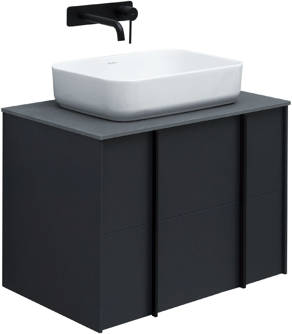 Тумба со столешницей Allen Brau Reality 70 подвесная, антрацит матовый