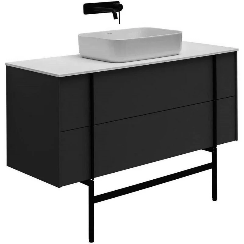 Тумба со столешницей Allen Brau Reality 120 подвесная, антрацит матовый