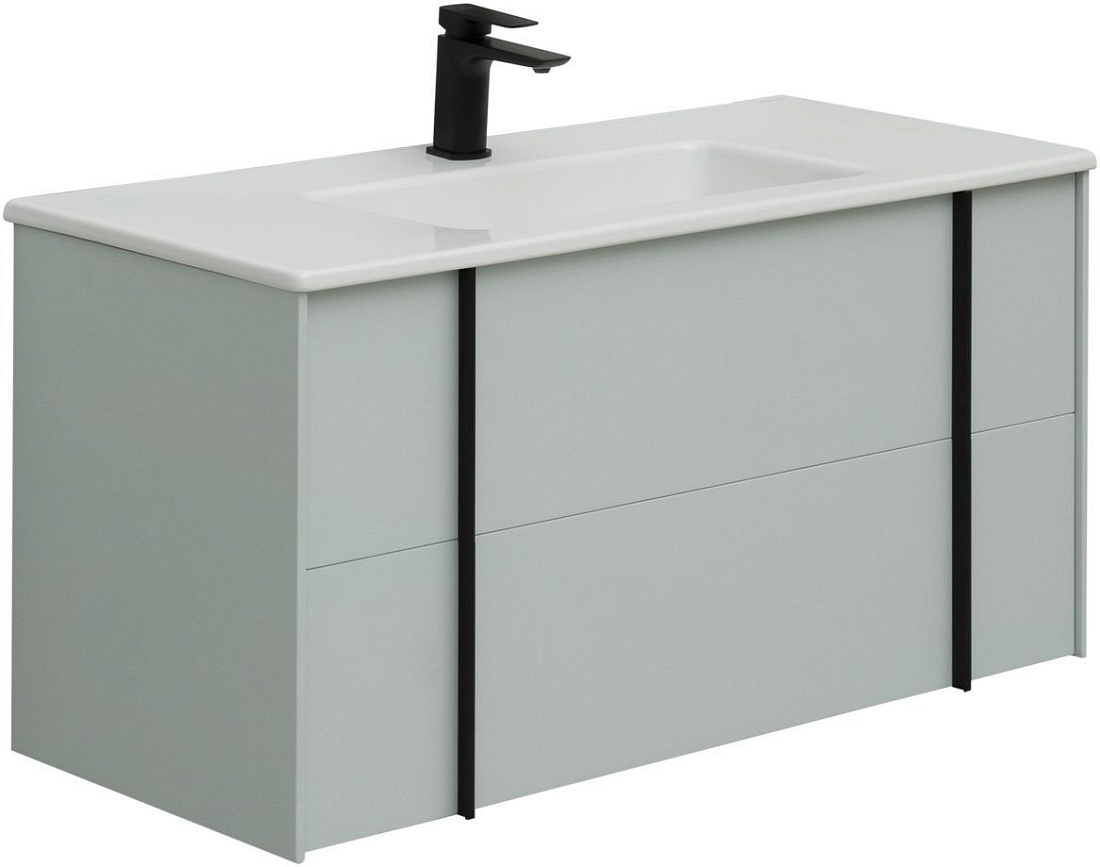 Тумба с раковиной Allen Brau Reality 120 подвесная, папирус матовый