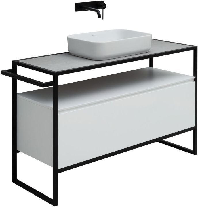 Тумба со столешницей Allen Brau Priority 120 напольная, белый матовый