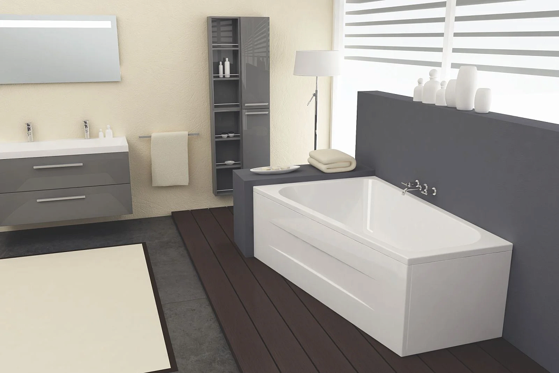 Акриловая ванна Kolpa-San Beatrice 170х110 R без каркаса