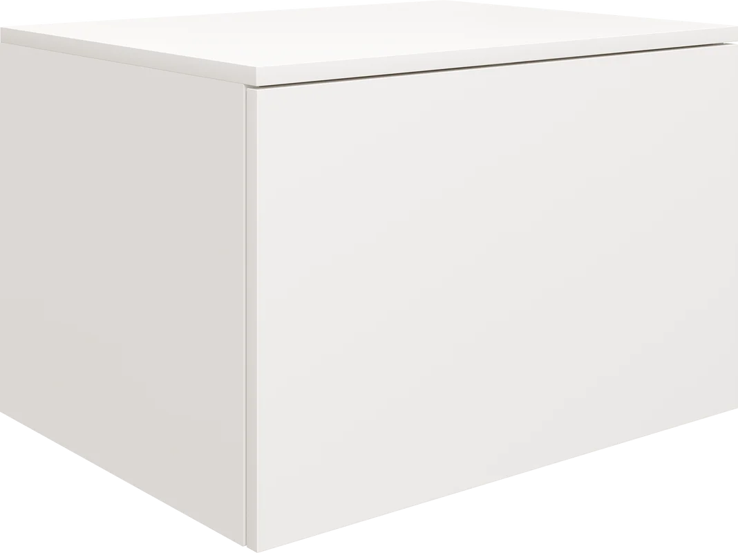 Тумба STWORKI Ольборг 60 подвесная, белый матовый