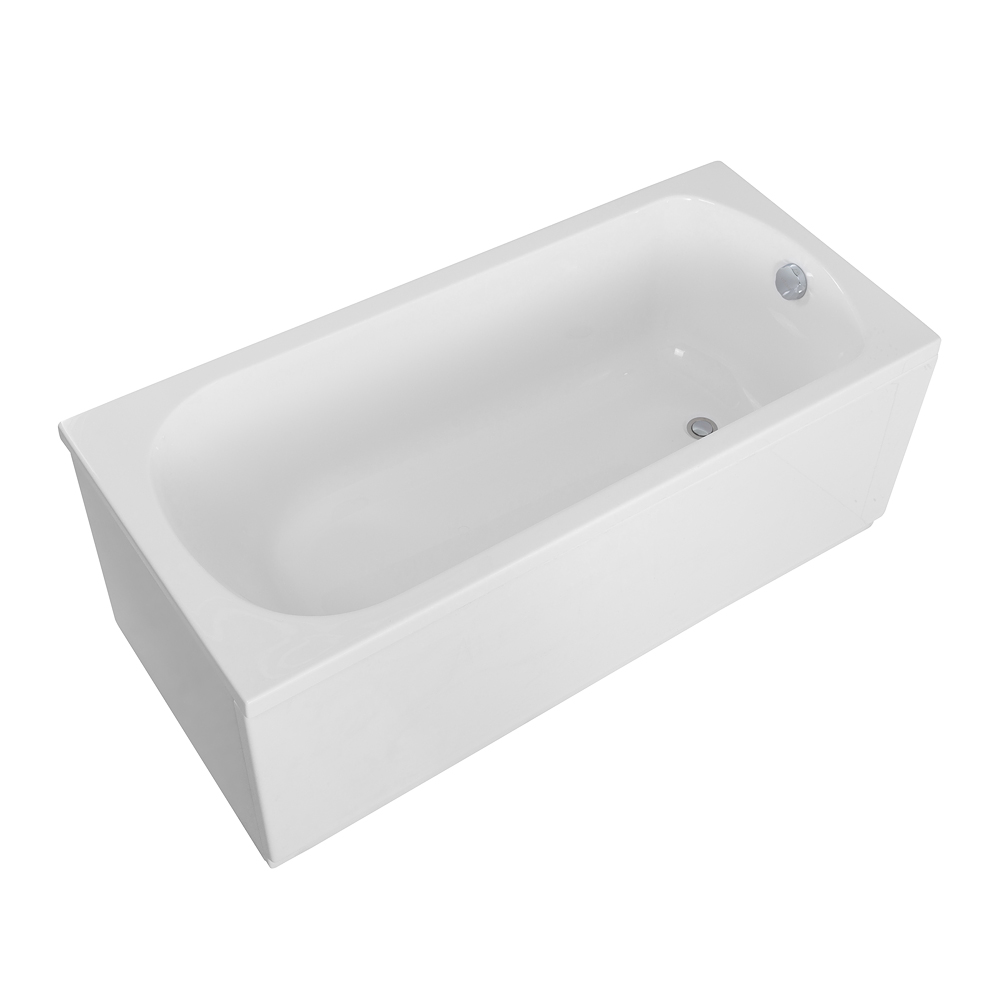 Акриловая ванна Cezares Eco 165х70 без каркаса, белый