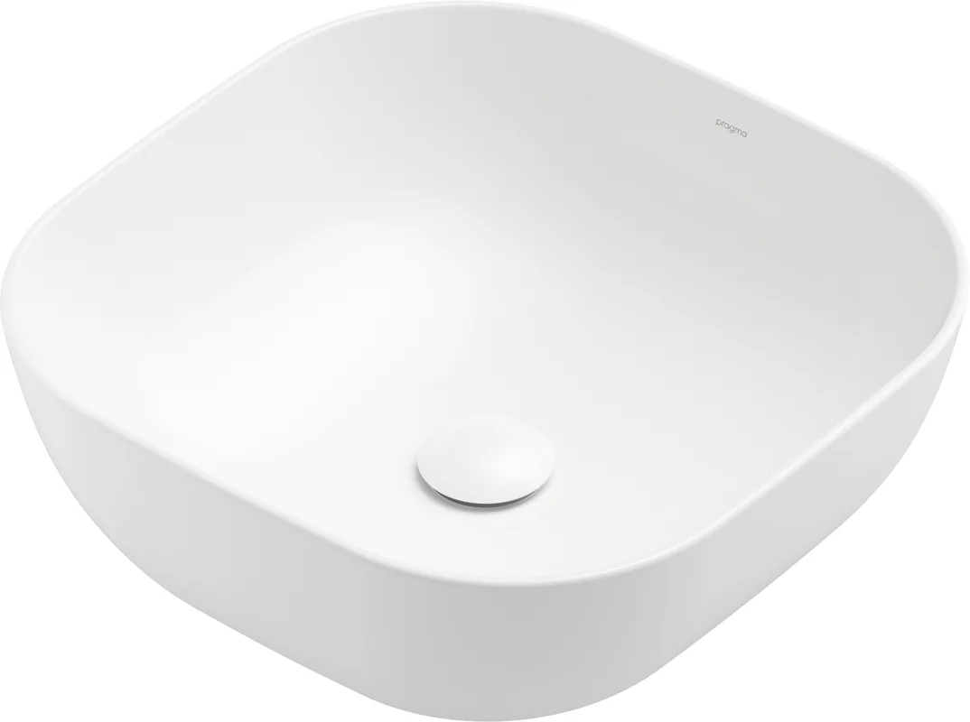 Раковина Pragma Nanta NAN1.GWSM.010 41х41 накладная, белый
