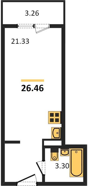 Квартира Студия