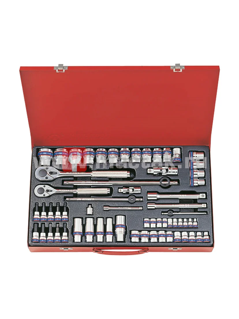 1/4”, 3/8”, 1/2”  комплект  торцевых головок 9063MR01