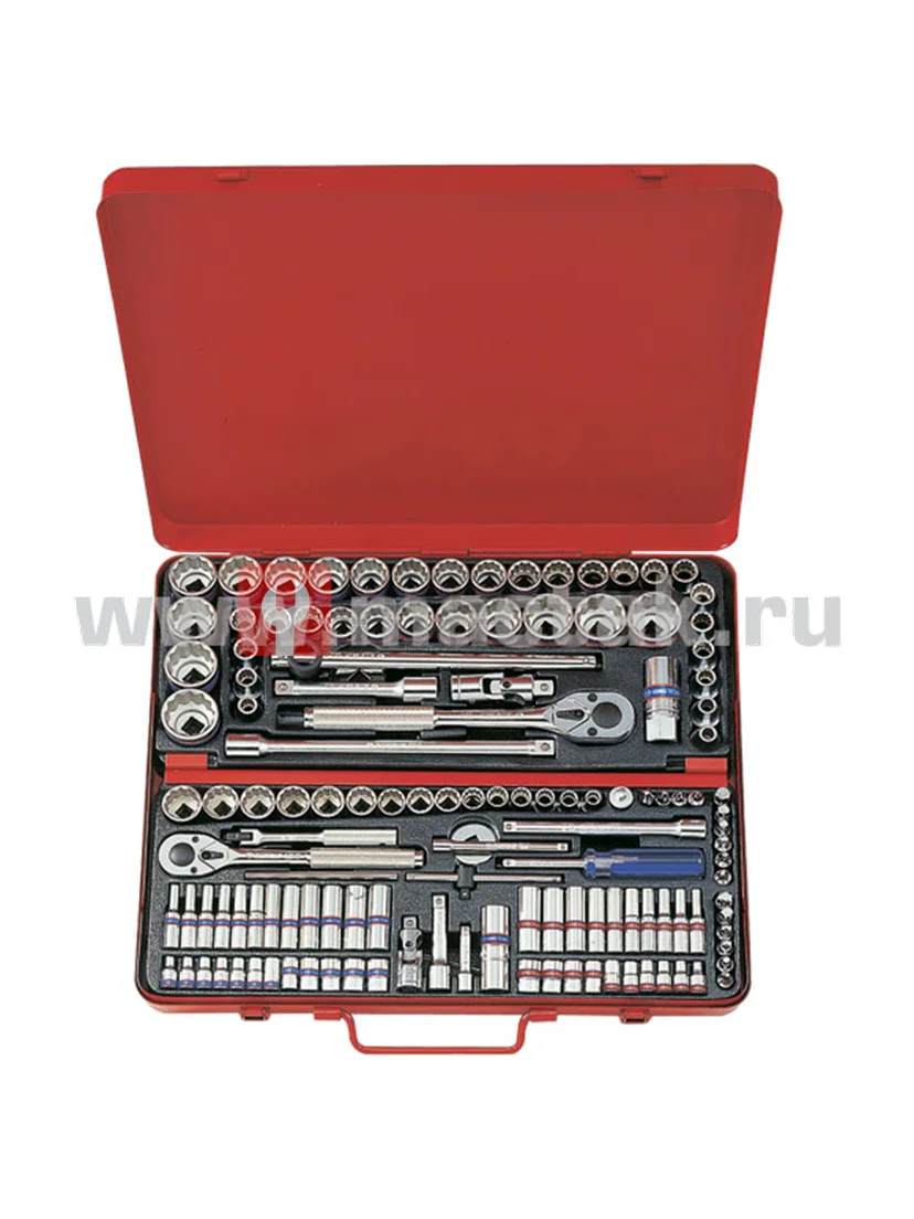 1/4”, 3/8”, 1/2” комплект  торцевых головок 9033CR