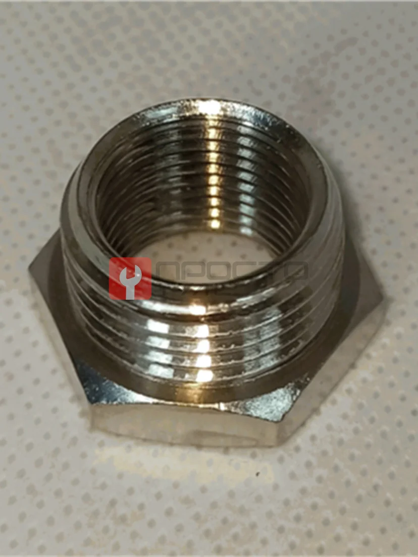 Переходник прямой с внутр. 3/8" на наруж. 1/2"