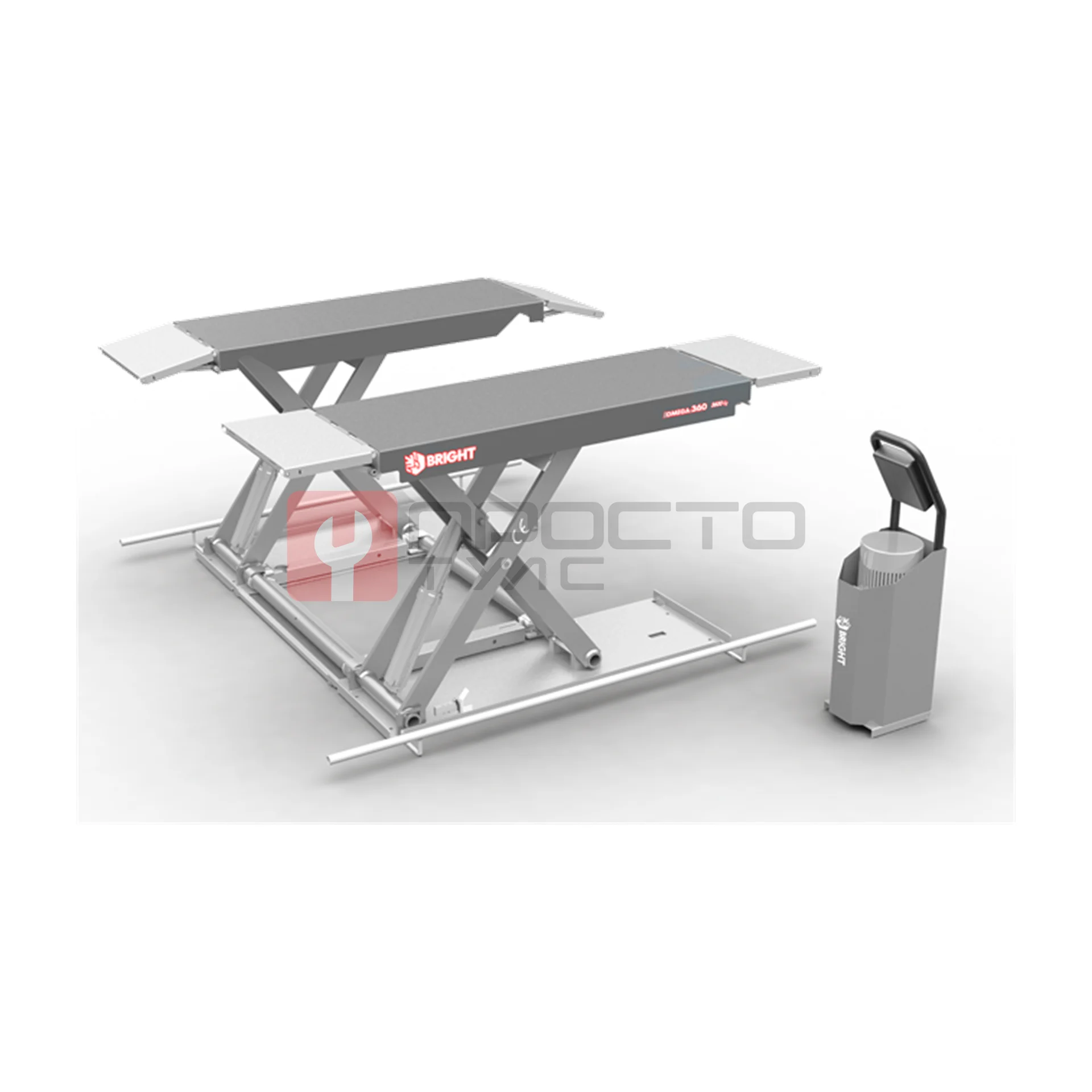 Подъёмник электрогидравлический шиномонтажный  г/п 3,6 т, BRIGHT, OMEGA 360 RAL7040 фото (0)