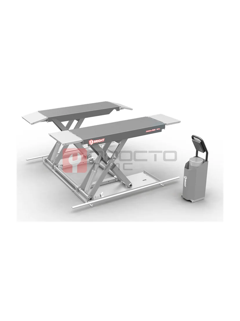 Подъёмник электрогидравлический шиномонтажный  г/п 3,6 т, BRIGHT, OMEGA 360 RAL7040