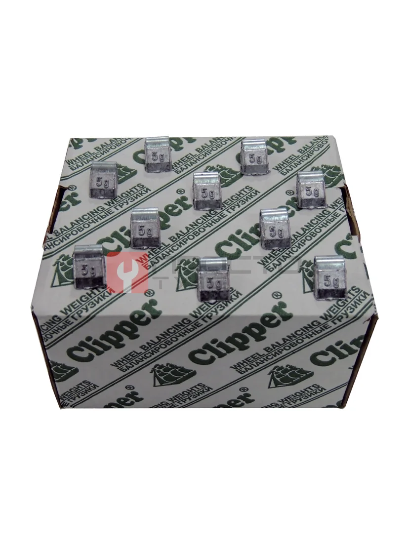 CLIPPER ГРУЗИК 0205 балансировочный для стального диска 5гр. (набор 200шт.)