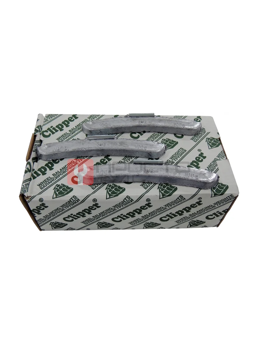 CLIPPER ГРУЗИК 02100 балансировочный для стального диска 100гр. (набор 25шт.)