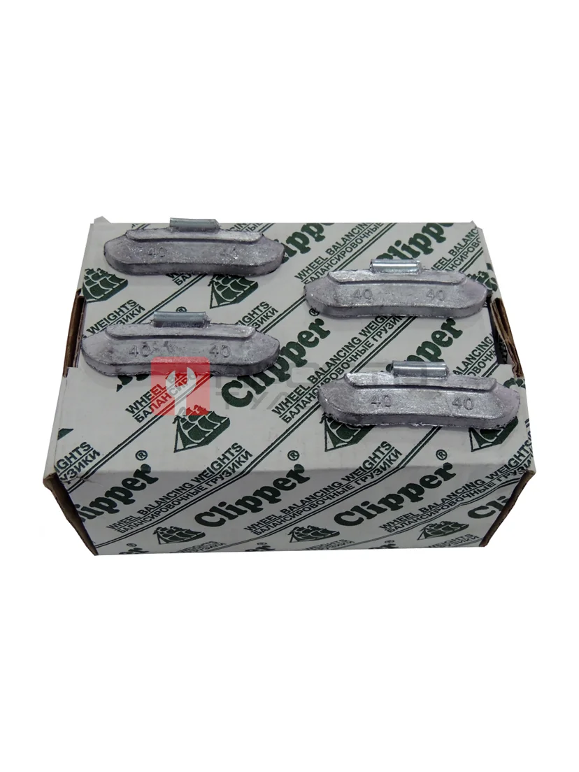 CLIPPER ГРУЗИК 0240 балансировочный для стального диска 40гр. (набор 50шт.)