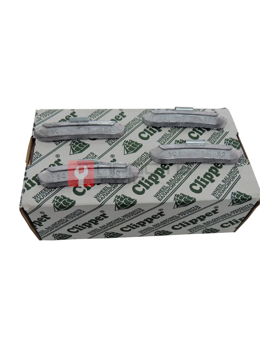 CLIPPER ГРУЗИК 0250 балансировочный для стального диска 50гр. (набор 50шт.)