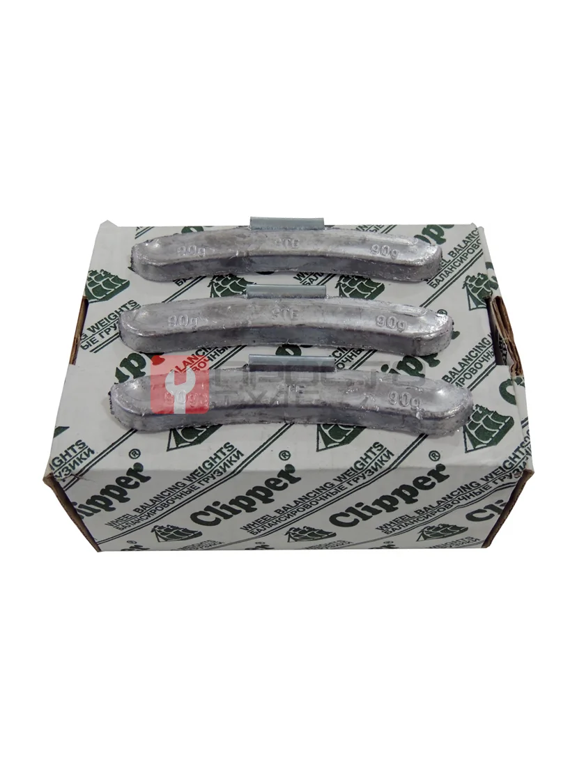 CLIPPER ГРУЗИК 0290 балансировочный для стального диска 90гр. (набор 25шт.)