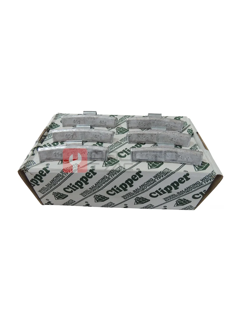 CLIPPER ГРУЗИК 0345 балансировочный для литого диска 45гр. (набор 50шт.)