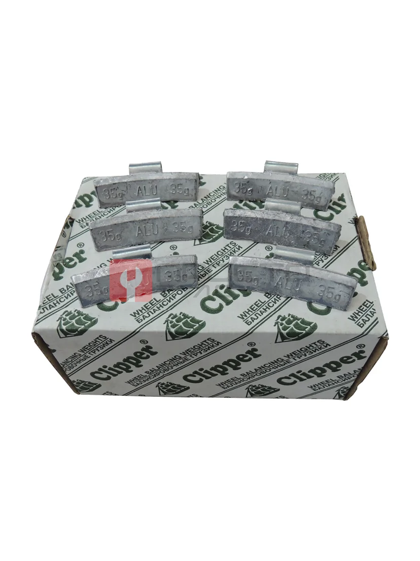 CLIPPER ГРУЗИКИ 0335 балансировочные для литых дисков 35гр. (набор 50шт.)