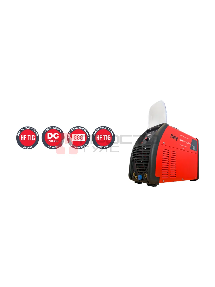 Сварочный инвертор  FUBAG INTIG 315 DC Pulse с горелкой FUBAG FB TIG 26 5P 4 М