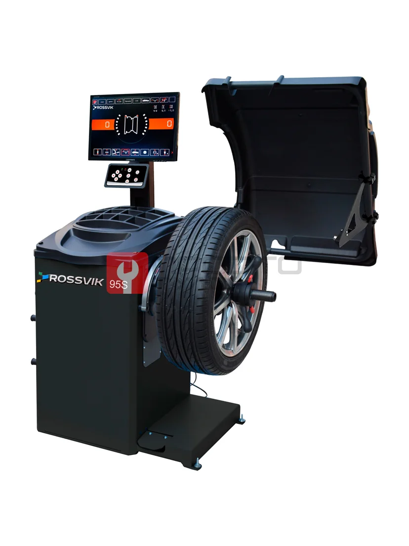 Станок балансировочный ROSSVIK PRO VT-95S, LCD 19", 220В, RAL7016
