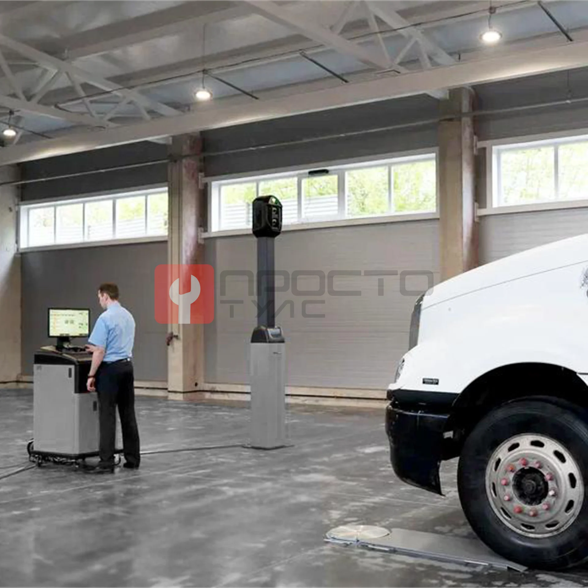 Стенд сход-развал 3D для грузовых автомобилей Техно Вектор 7 Truck T 7204 HT S фото (1)