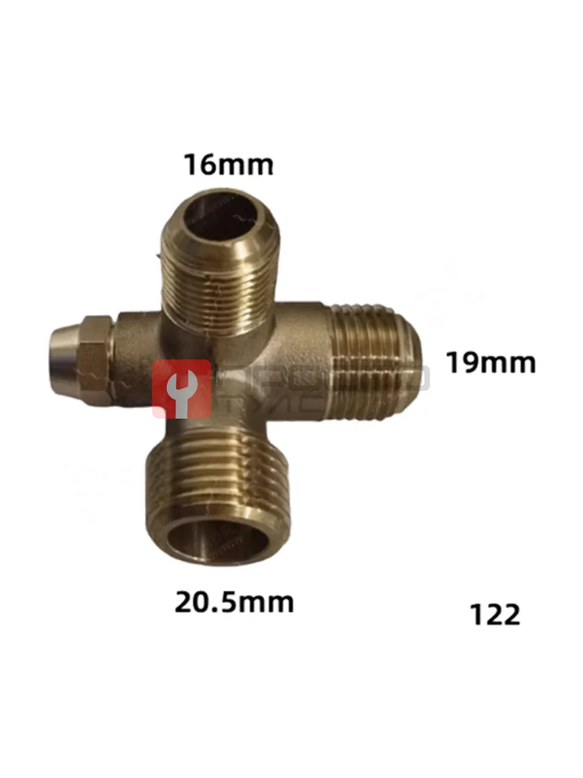 Четырехходовой + разгрузочный клапан 16*19*20.5mm 122