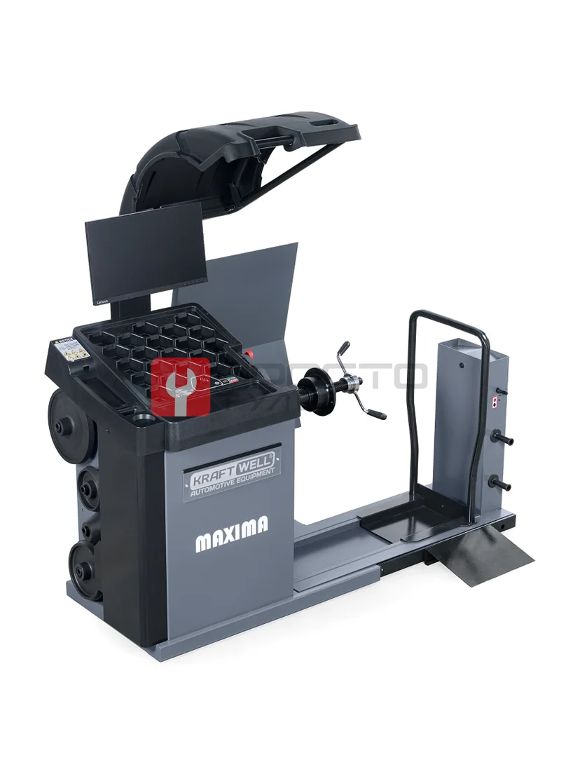KraftWell MAXIMA KRW245TE Балансировочный станок полуавтомат, лазер, ЖК монитором 21,5"