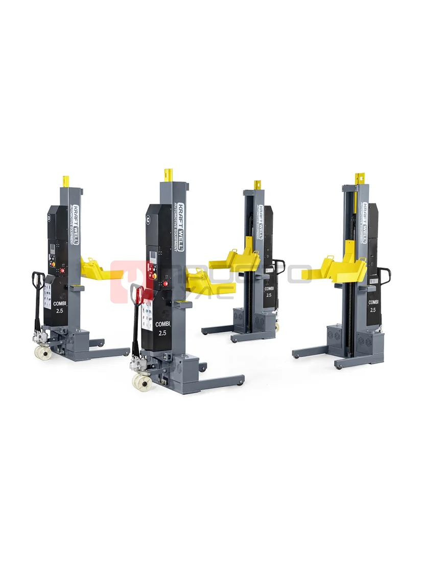 KraftWell COMBI2.5 Колонны подкатные г/п 4х2,5 т. электрогидравлические беспроводные