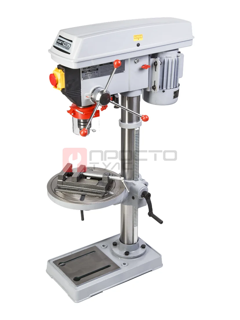KraftWell KRW-DP16 Сверлильный станок 16 мм, 550 Вт