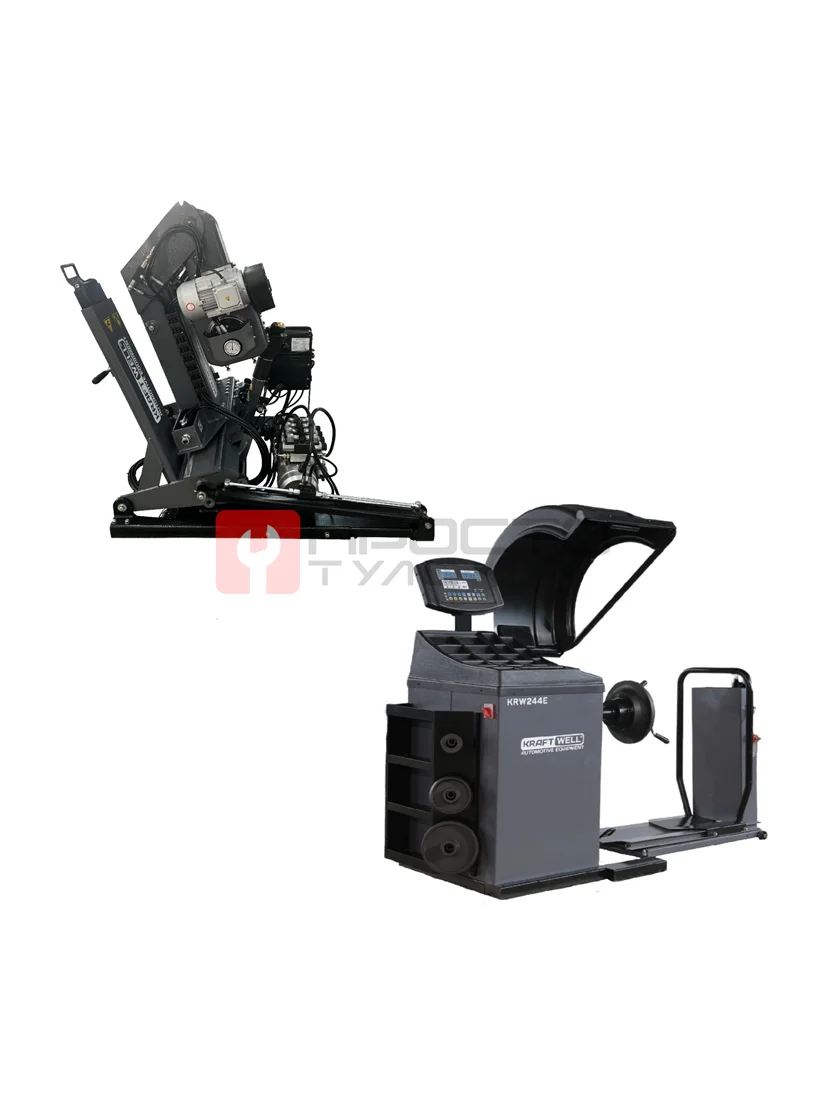 KraftWell KRW26M+KRW244E Комплект шиномонтажа МОБИЛЬНЫЙ26